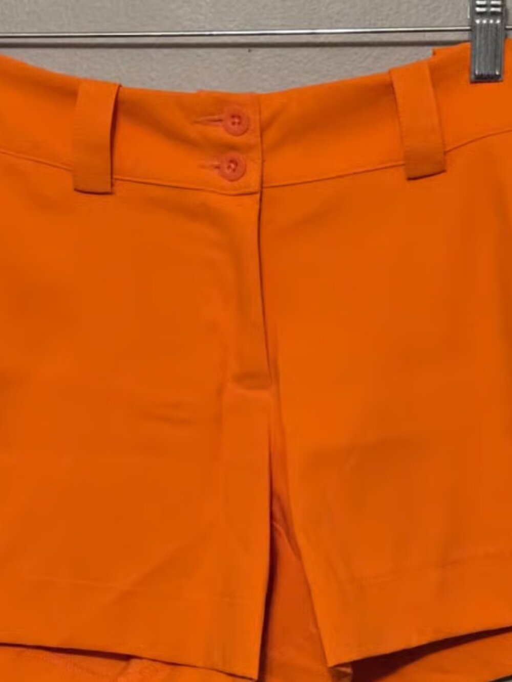 Women's Bright Orange Golf Shorts Size 2